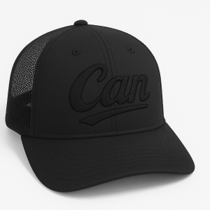 CAN Black on Black Trucker