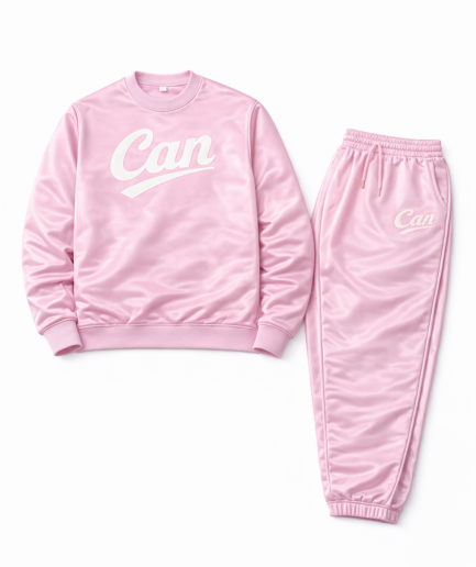 CAN Baby Pink & White Jumper Set