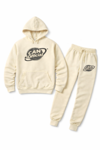 CAN Planet Cream & Brown Tracksuit