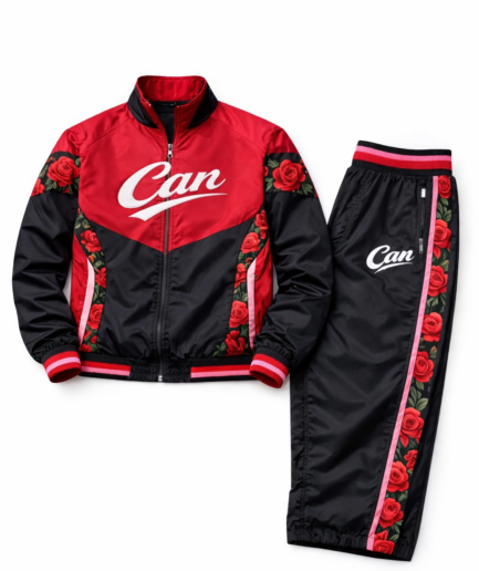 CAN Black and Rose Shellsuit