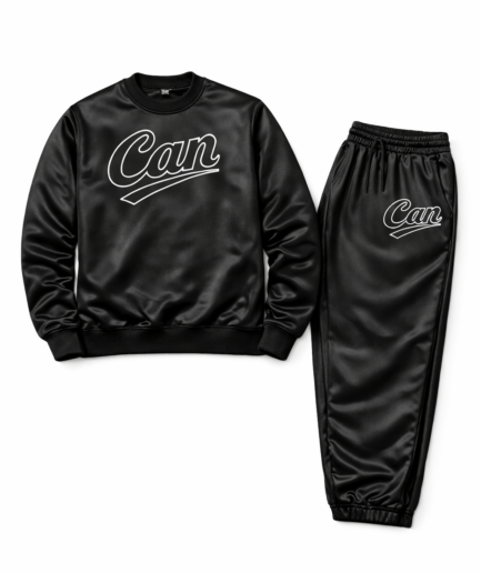 CAN Black and White Jumper Set