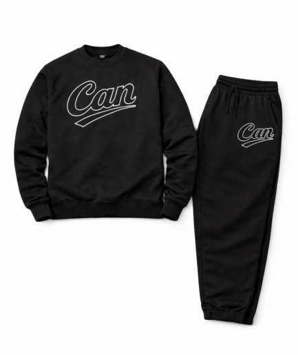 CAN Black and White Jumper Set