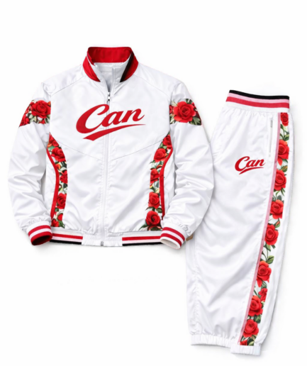 CAN White and Rose Shellsuit