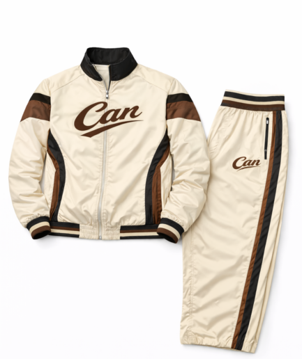 CAN Cream & Brown Shellsuit