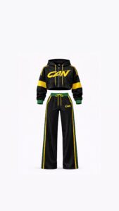 CAN JA Crop Tracksuit Uncuffed