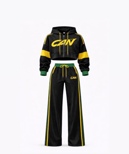 CAN JA Crop Tracksuit Uncuffed