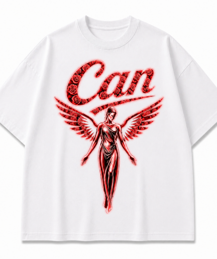 CAN Rose Angel in disguise Oversized Tee