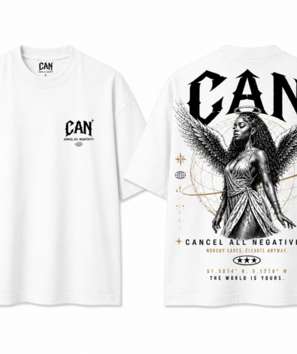 CAN Angel White Oversized Tee
