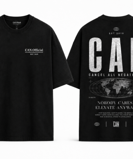 CAN Elevate Black Tee